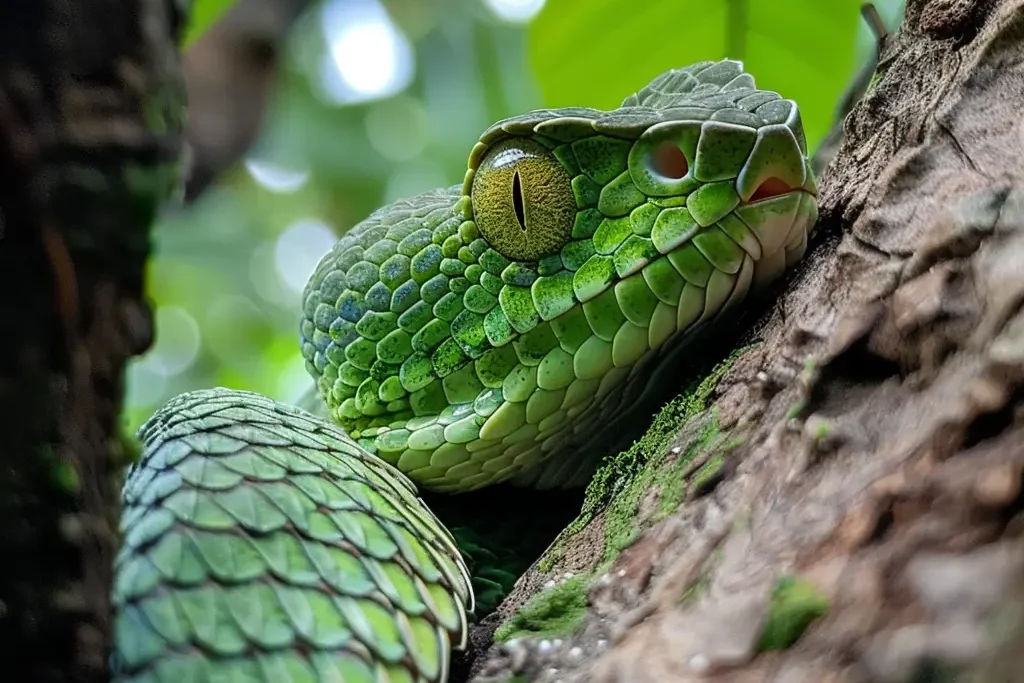 African Bush Viper: Exploring Nature's Hidden Gem of Tropical Africa