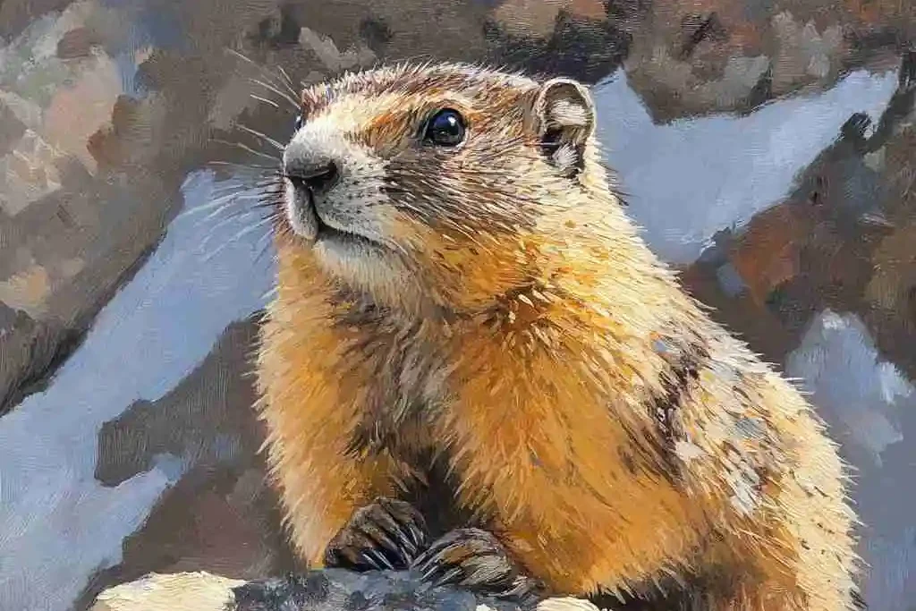 Yellow-Bellied Marmot_Animals that start with Y