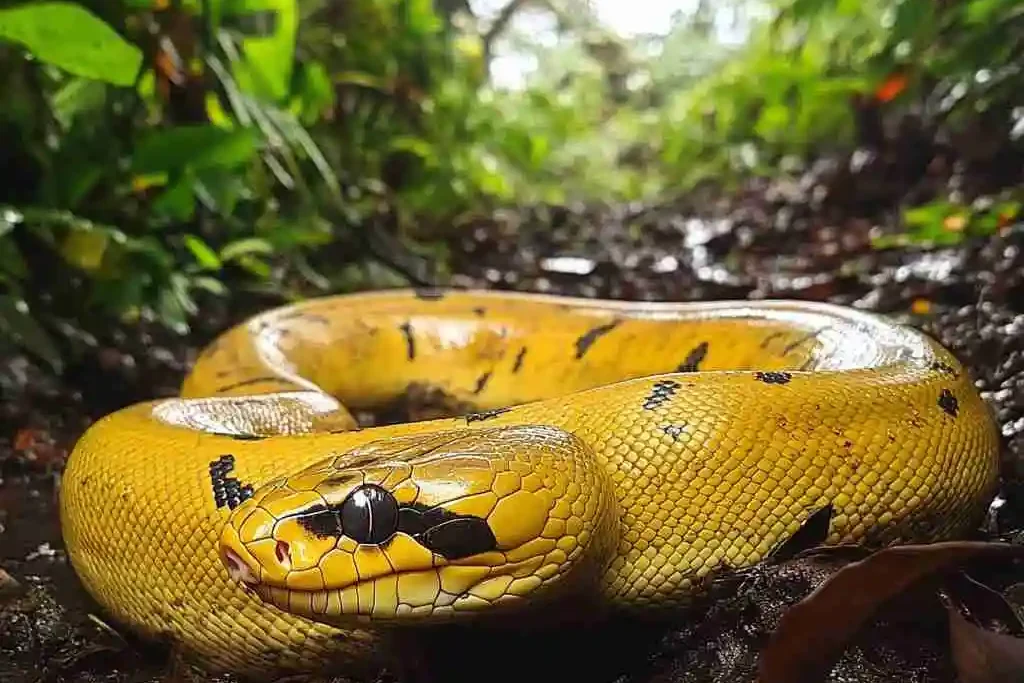 Yellow Anaconda_Animals that start with Y